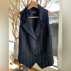 Women’s Black Georgiou vest medium